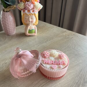 Świeca w cukiernicy MAMA 250ml