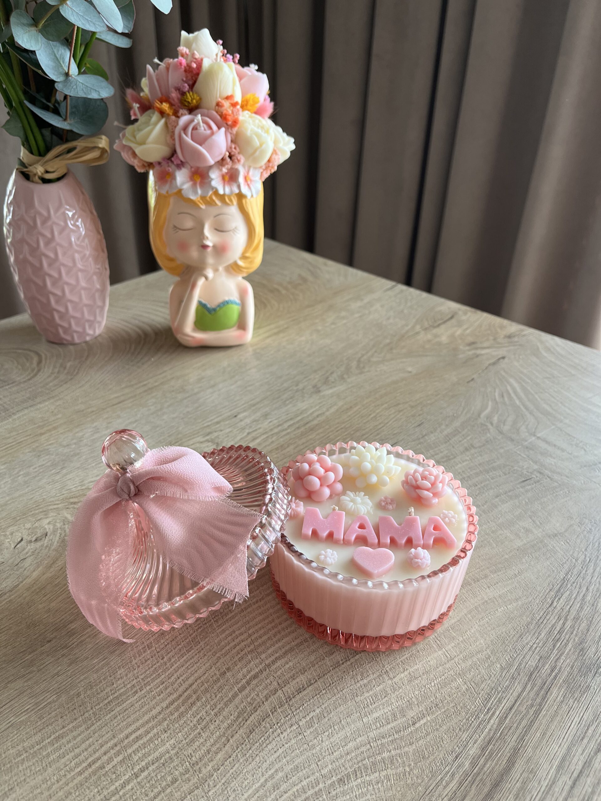 Świeca w cukiernicy MAMA 250ml