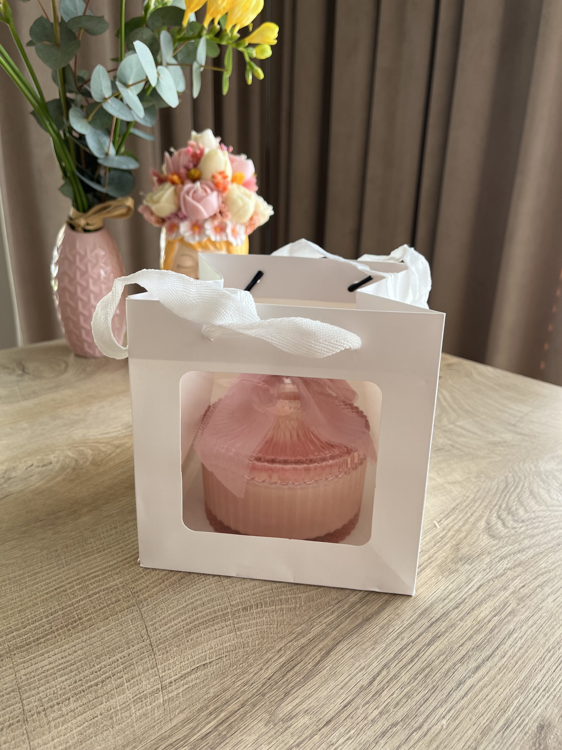 Świeca w cukiernicy MAMA 250ml - obrazek 3