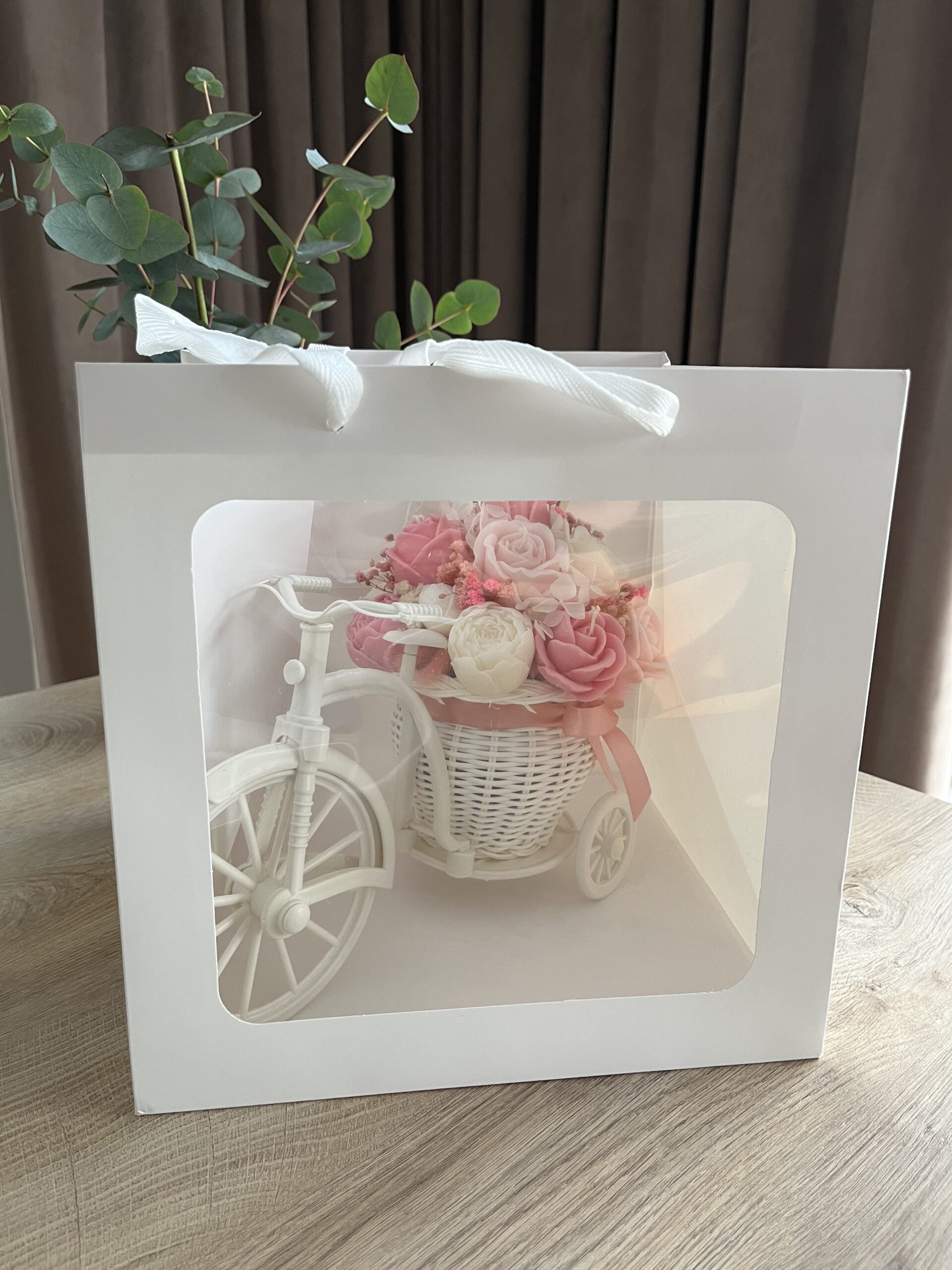 FlowerBox M różowy w rowerze (Dzień Mamy) - obrazek 7