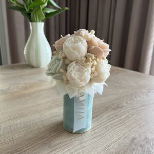 FlowerBox S welurowy (zielony, bez zapachu)