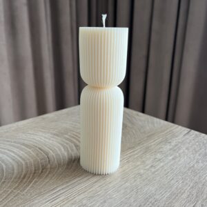 Świeca Pillar Stripes (mała)
