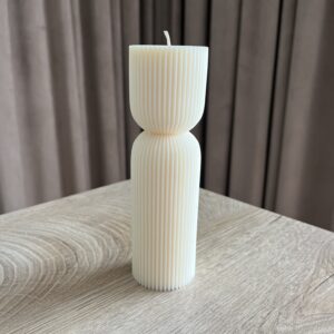 Świeca Pillar Stripes (duża)
