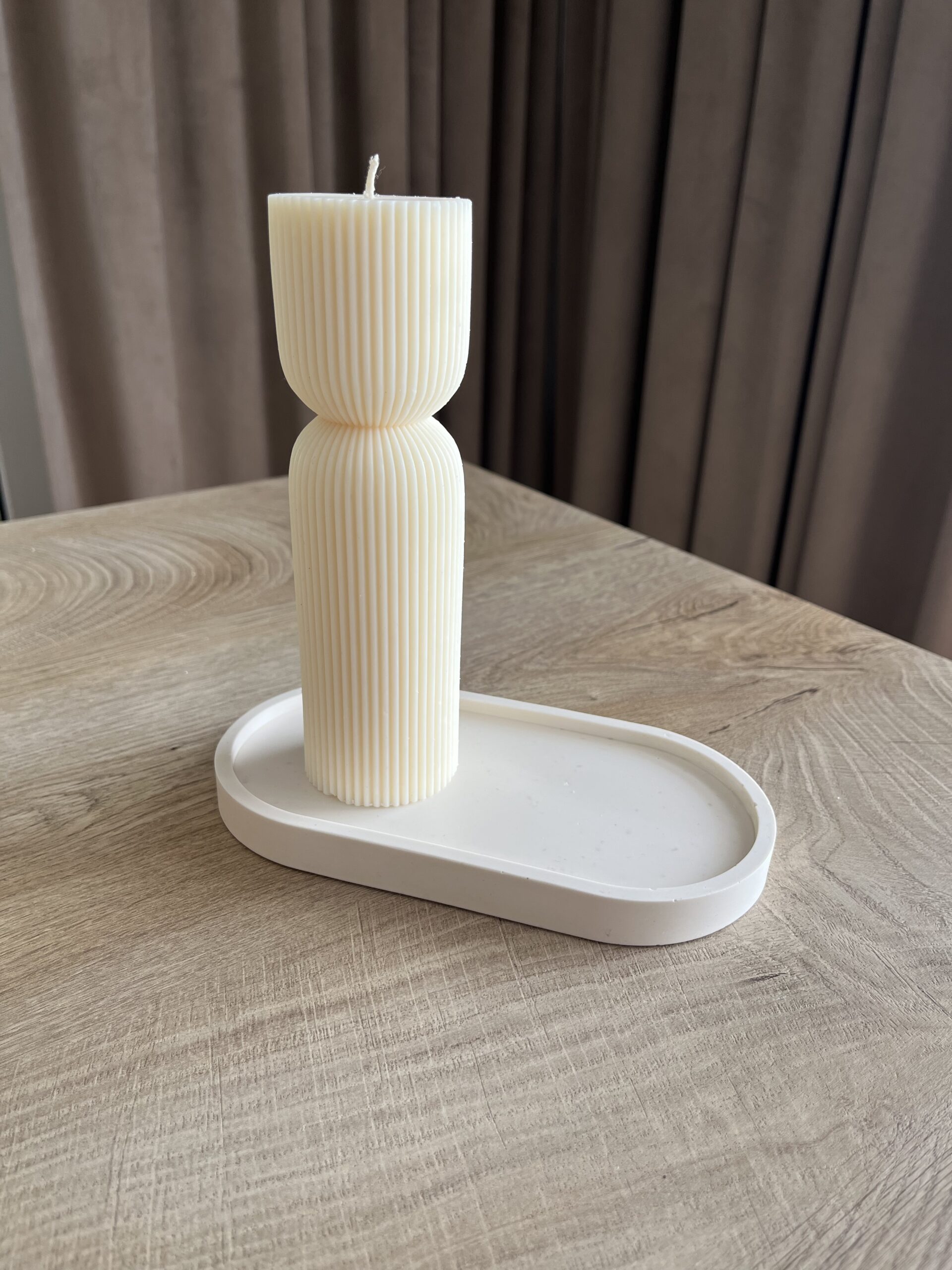 Świeca Pillar Stripes (duża) - obrazek 4